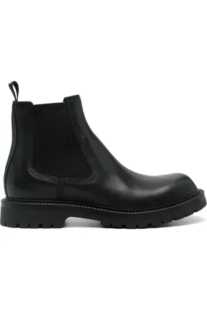 Gucci Botas con ribete de tribanda Web