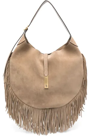 Ralph Lauren Bolso de hombro con detalle de flecos