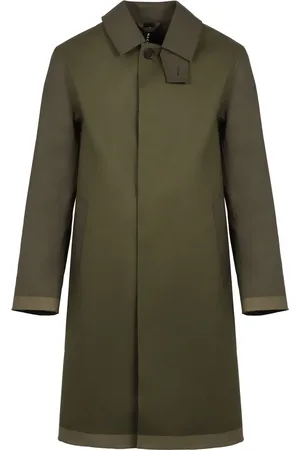 MACKINTOSH Gabardina con diseño cruzado