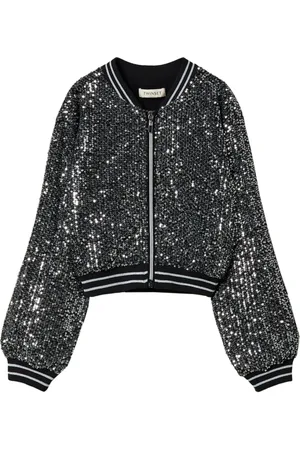 Twin-Set Chaqueta bómber con lentejuelas