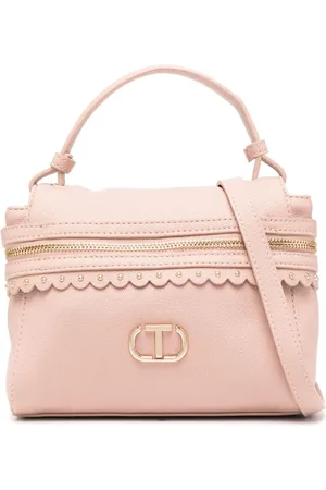 Twin-Set Bolso shopper con placa del logo