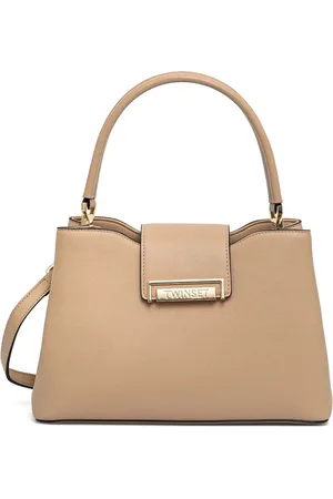 Twin-Set Bolso shopper con placa del logo