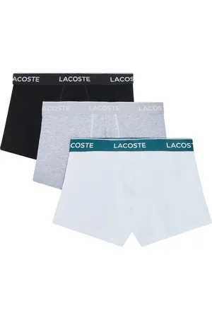 Lacoste Set de tres bóxeres con logo