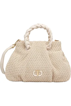 Twin-Set Bolso shopper con placa del logo