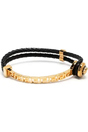 VERSACE Pulsera Greca trenzada