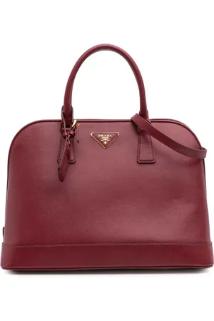 Prada 2010-2024 Saffiano Lux Promenade satchel