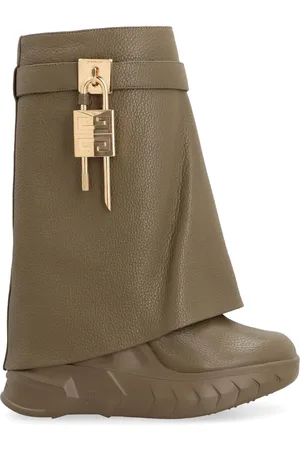 Givenchy Botines Shark Lock Biker de piel