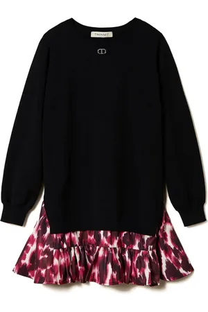 Twin-Set Vestido con placa del logo
