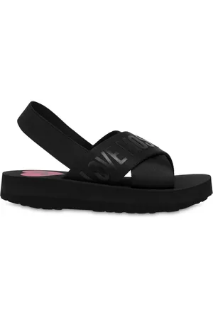 Moschino Sandalias con logo estampado