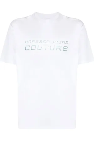 VERSACE Camiseta con apliques de strass