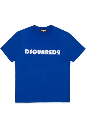 Dsquared2 Cartera acolchada con placa del logo