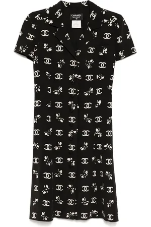 CHANEL Vestido de manga corta 1997