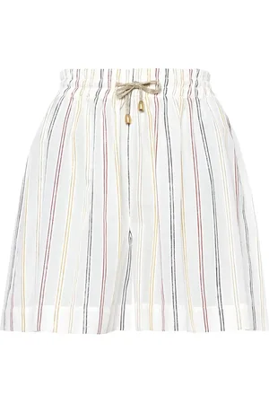 ERES Pantalones cortos holgados a rayas