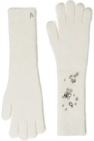 Twin-Set Guantes bordados de punto