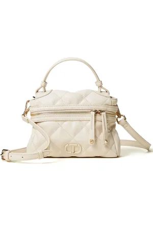 Twin-Set Bolso shopper acolchado con placa del logo