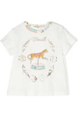 Roberto Cavalli Camiseta con aplique del logo