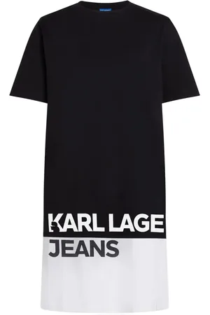 Karl Lagerfeld Vestido corto de dos tonos