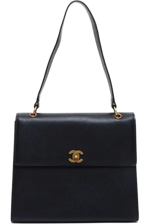 CHANEL Bolso de hombro con cierre giratorio 2000