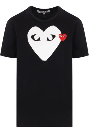 Comme des Garçons Camiseta con logo estampado