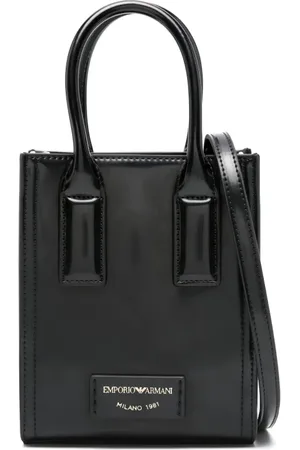 Emporio Armani Bolso mini con acabado cepillado
