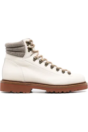 Brunello Cucinelli Botas de montaña con cordones