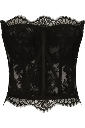 Dolce & Gabbana Top tipo bustier con encaje