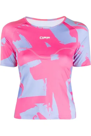 OFF-WHITE Camisa estampada de manga corta