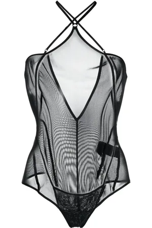KNWLS Body Celest con cuello halter