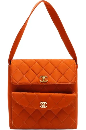 CHANEL Bolso de hombro con acolchado de rombos 1985-1993