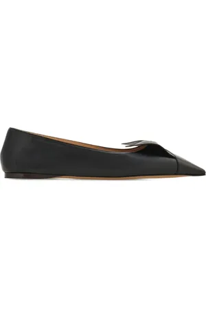 Salvatore Ferragamo Bailarinas Bow de piel
