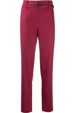 Brunello Cucinelli Pantalones slim de tallo alto