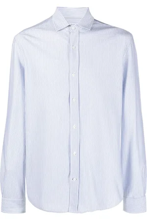 Brunello Cucinelli Camisa a rayas de dulces