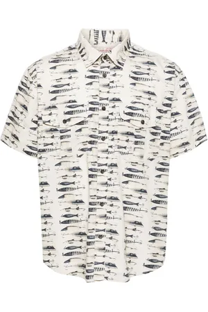 Filson Camisa con estampado de peces