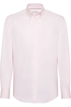 Brunello Cucinelli Camisa con cuello de botones