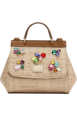 Dolce & Gabbana Bolso de hombro con placa del logo