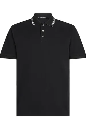 Karl Lagerfeld Polo con ribete en contraste