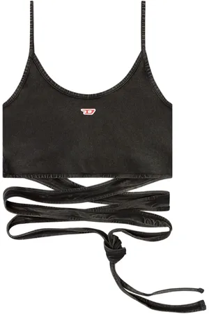 Diesel Top T-Leya-Tail-R1 con detalle de tira