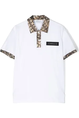 Roberto Cavalli Polo con animal print