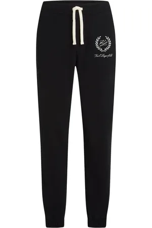 Karl Lagerfeld Pantalones joggers con bajos elásticos