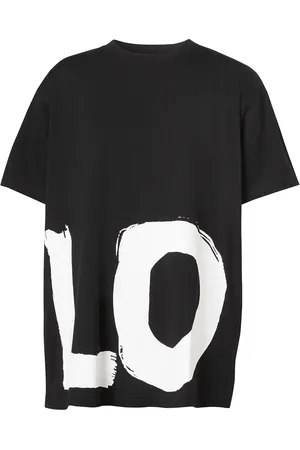 Burberry Camiseta oversize con estampado Love