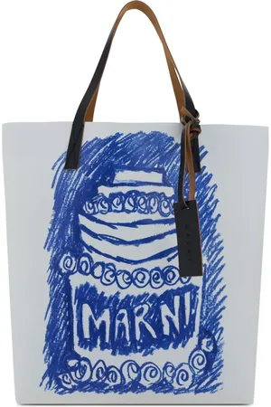 Marni Bolso shopper con logo estampado