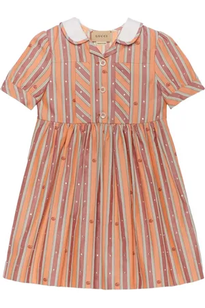 Gucci Vestido oxford a rayas