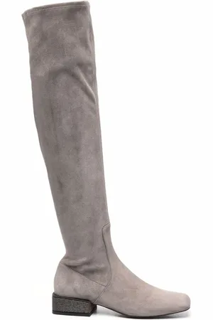 Brunello Cucinelli Botas altas con puntera cuadrada
