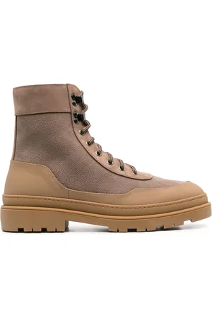 Brunello Cucinelli Botines con paneles elásticos