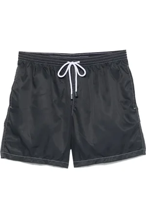 BARBA Drawstring-waist swim shorts