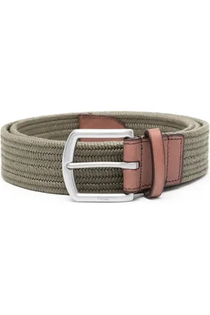 Ralph Lauren Cinturón trenzado con diseño ajustable