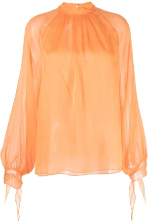Roberto Cavalli Blusa semitranslúcida