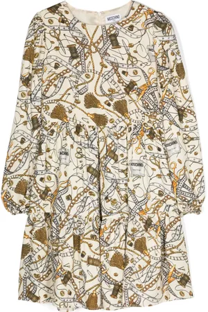 Moschino Vestido con estampado Sartorial