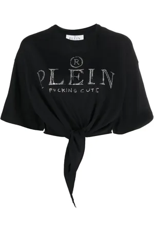 Philipp Plein Camiseta corta con aplique del logo