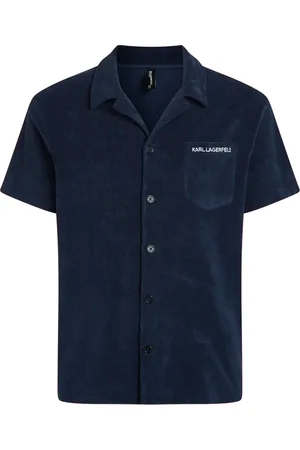 Karl Lagerfeld Polo de tejido de rizo